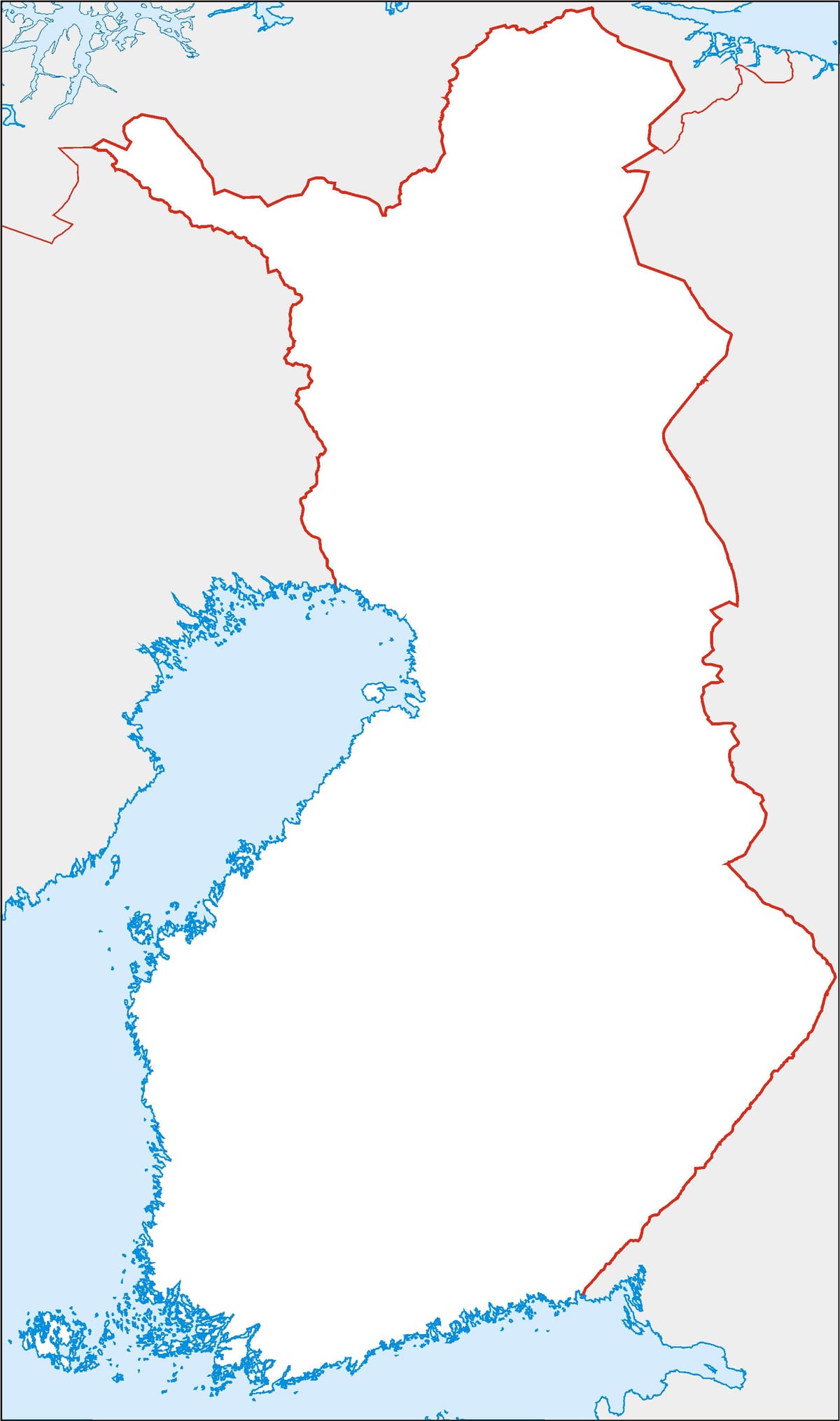 ಖಾಲಿ ನಕ್ಷೆ ಫಿನ್ಲ್ಯಾಂಡ್