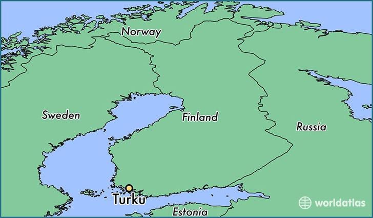 ನಕ್ಷೆ turku ಫಿನ್ಲ್ಯಾಂಡ್