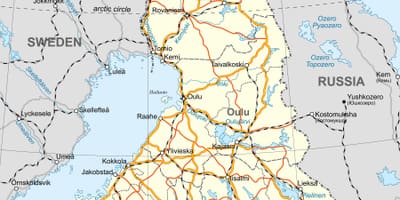 ನಕ್ಷೆ ಫಿನ್ಲ್ಯಾಂಡ್ ರಾಜಕೀಯ